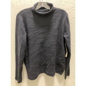 Goodthreads Sweater Mid-Gauge Stretch Funnel Black Medium Women